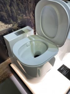 Dometic Saneo CLP Cassette Toilet in caravan