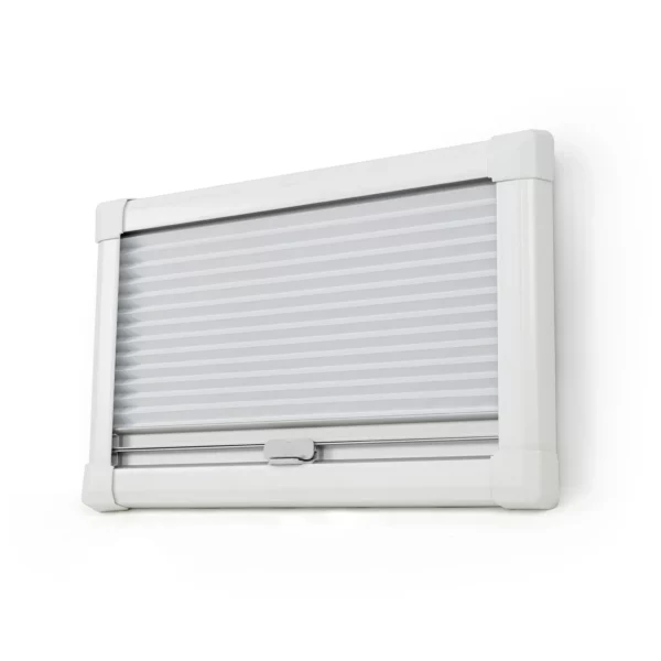 ATRV Square Caravan Window with Integrated Pleated Blind closed2