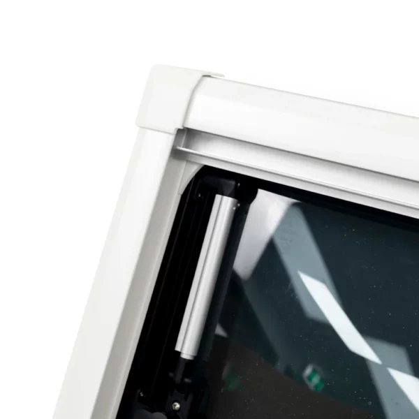 ATRV Square Caravan Window with Integrated Pleated Blind detail l