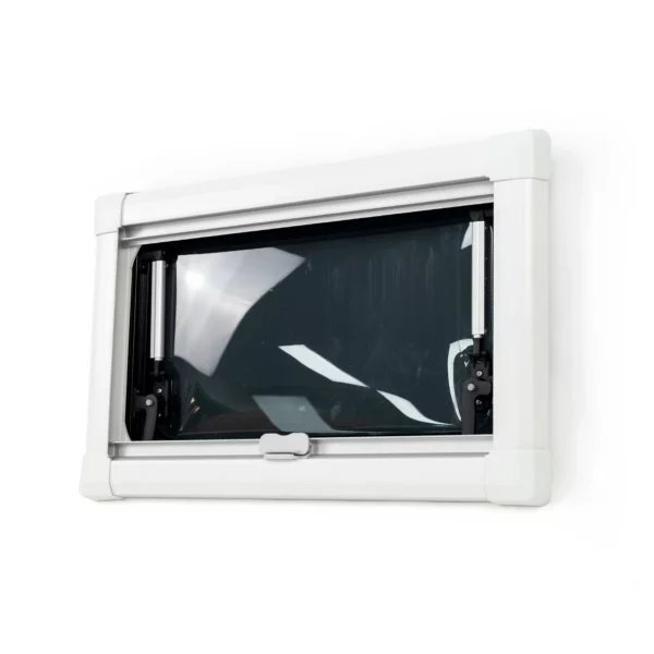 ATRV Square Caravan Window with Integrated Pleated Blind inside cl