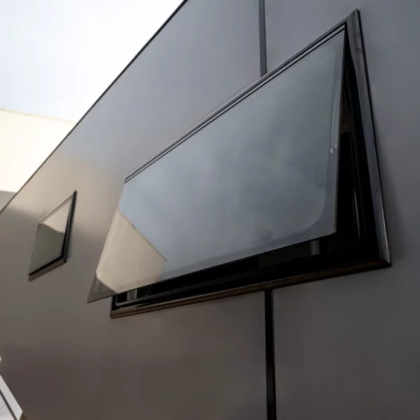 ATRV Square Caravan Window with Integrated Pleated Blind open links
