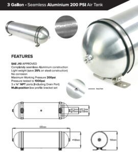 Cruisemaster Air Control Kits Air Tank