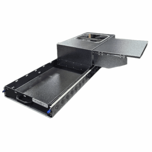 BushTucker Simpson STX Model slide out kitchen fold over table