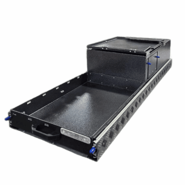 BushTucker Simpson STX Model slide out kitchen open