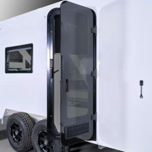 Camec Invictus Caravan Door - Premium Security Door with Integrated Blind 1