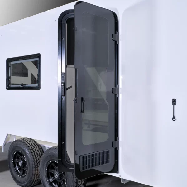 Camec Invictus Caravan Door - Premium Security Door with Integrated Blind 1