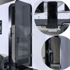 Camec Invictus Caravan Door - Premium Security Door with Integrated Blind