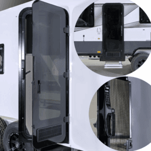 Camec Invictus Caravan Door - Premium Security Door with Integrated Blind