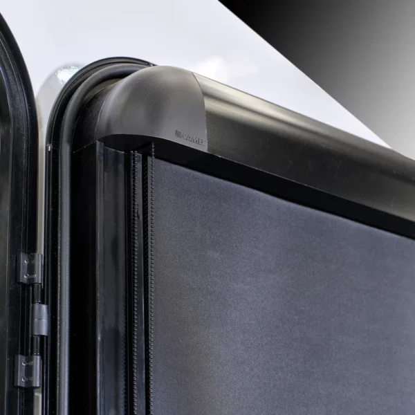 Camec Invictus Caravan Door - Premium Security Door with Integrated Blind details