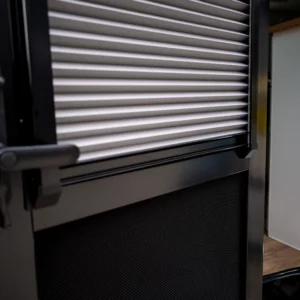 DC Caravan Door with Integrated Pleated Blind view 2
