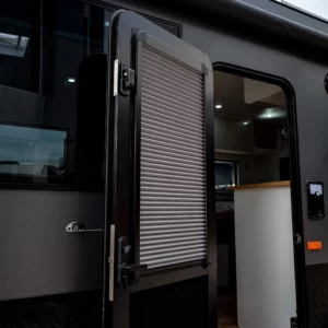 DC Caravan Door with Integrated Pleated Blind view