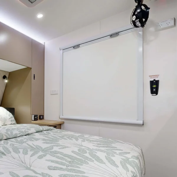 EuroVision 2 Slimline Blind & Flyscreen for Caravan on wall