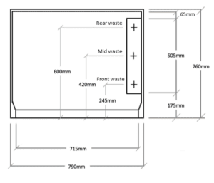 Shower - E - dimensions - revB