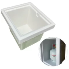 Universal Gas Bottle Storage Box for Caravan or RV - Fits 1 x 4kg Cylinder