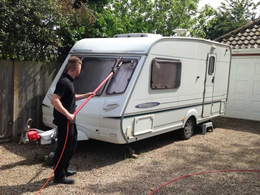 Cleaning Caravans