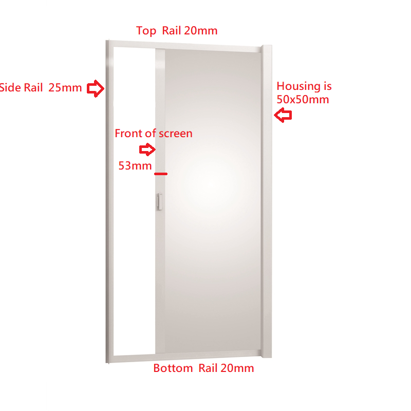 Glideaway Shower Door Diy Caravans, Bathroom Sliding Door Size